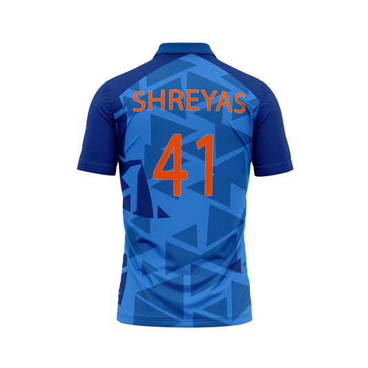Next Print Shreyas Iyer Printed Jersey Blue
