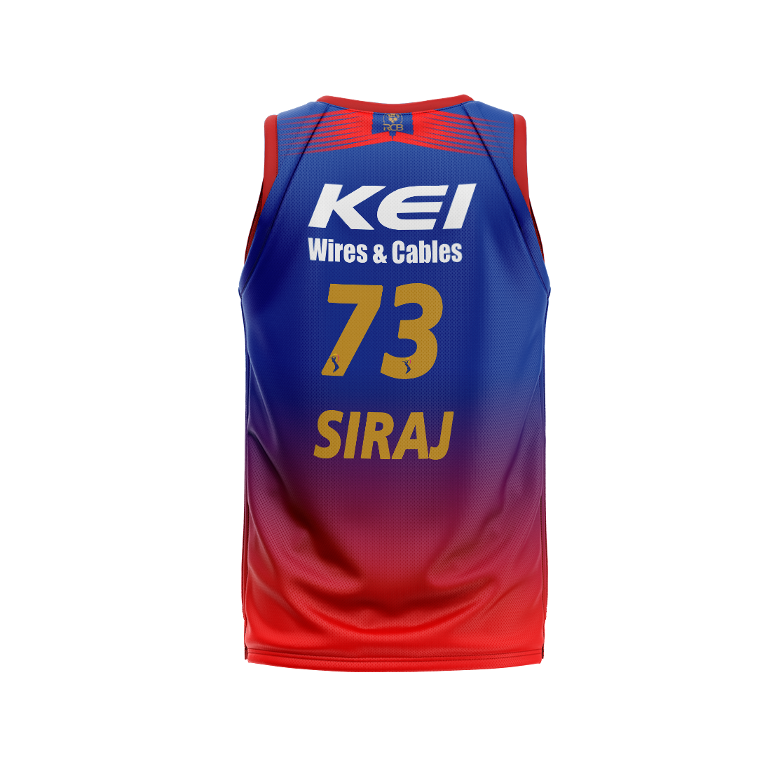 Mohammed Siraj RCB Basketball Jersey RCBBJ10