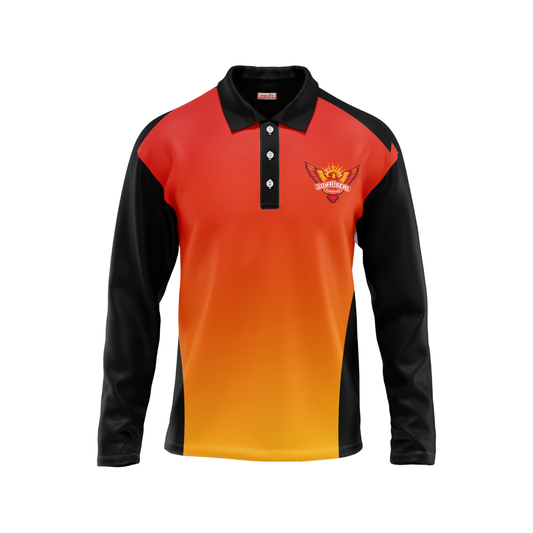 Next Print Ipl Hyderabad Customisable Polo neck jersey