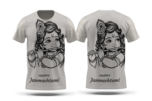 Next Print Krishna janmashtami  Printed Tshirt