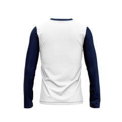 Round Neck Fullsleeve Printed Jersey White NP00110