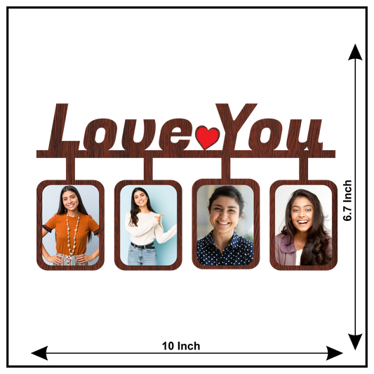 LOVE YOU A BEAUTIFUL WALLFRAME