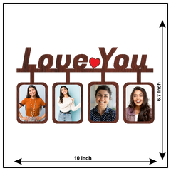 LOVE YOU A BEAUTIFUL WALLFRAME