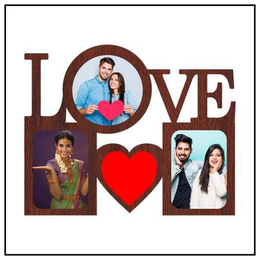 A THREE IMAGES OF LOVE WALLFRAME