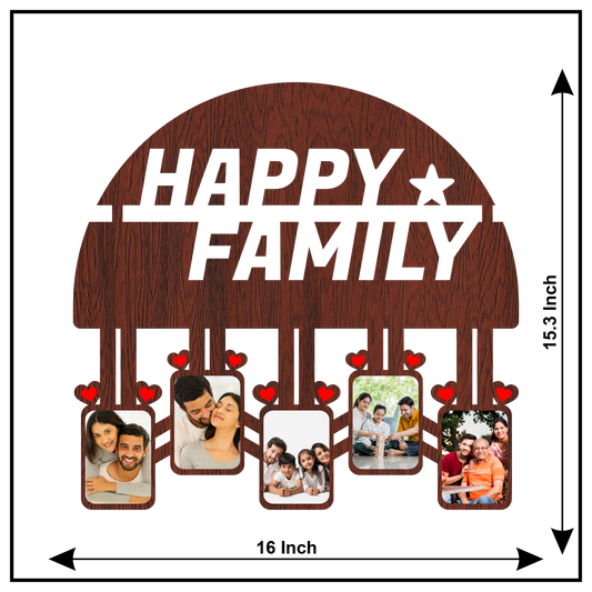 Happy Family Wall Frame