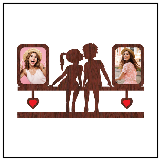BEST LOVE NEVER BEFORE DOUBLE IMAGE WALLFRAME