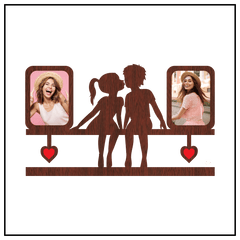 BEST LOVE NEVER BEFORE DOUBLE IMAGE WALLFRAME