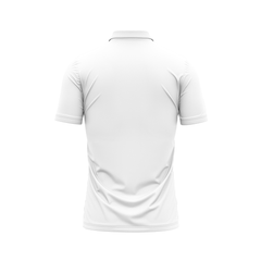 Polo Neck Printed Jersey White NP00210