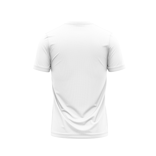 Round Neck Printed Jersey White NP0092