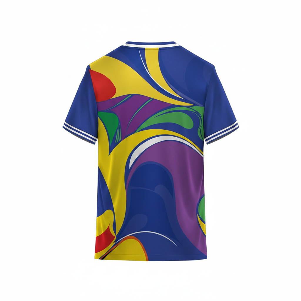 Next print Abstract Colorful Sports T-Shirt for Men | Custom Sublimation Gym & Team Jersey | India