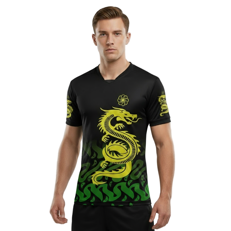 Next Print abstract dragon jersey design texture pattern