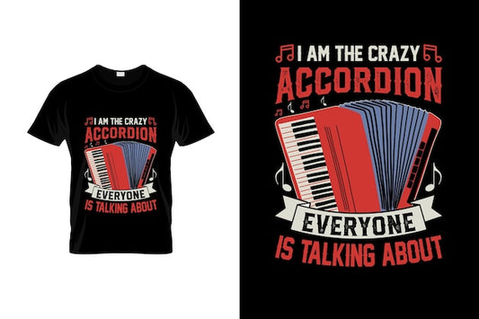 Accordion TShirt Design