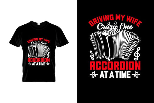 Accordion TShirt Design