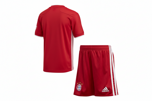 NextPrint Premium Classic Red Football Jersey Set (T-Shirt & Shorts) – Customizable