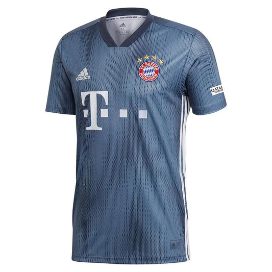 NextPrint Bayern Munich Third Grey Jersey Custom Printed with Name & Number – Football Fan Wear India