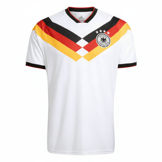 Algeria inspired white green red football fan jersey front view