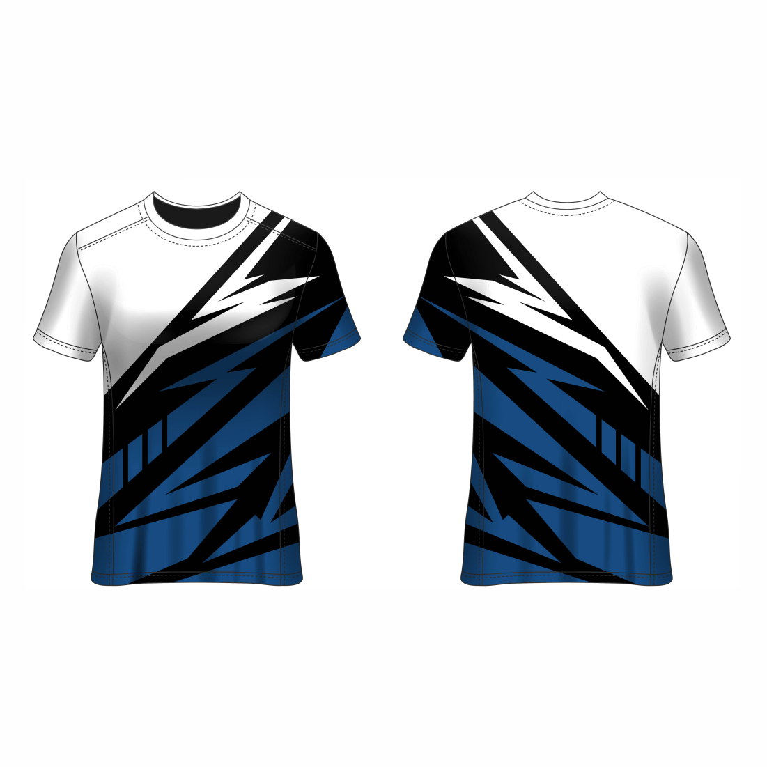 All Over Customized All Over Customized Round Neck t-shirt NP0000S667 - Next Print