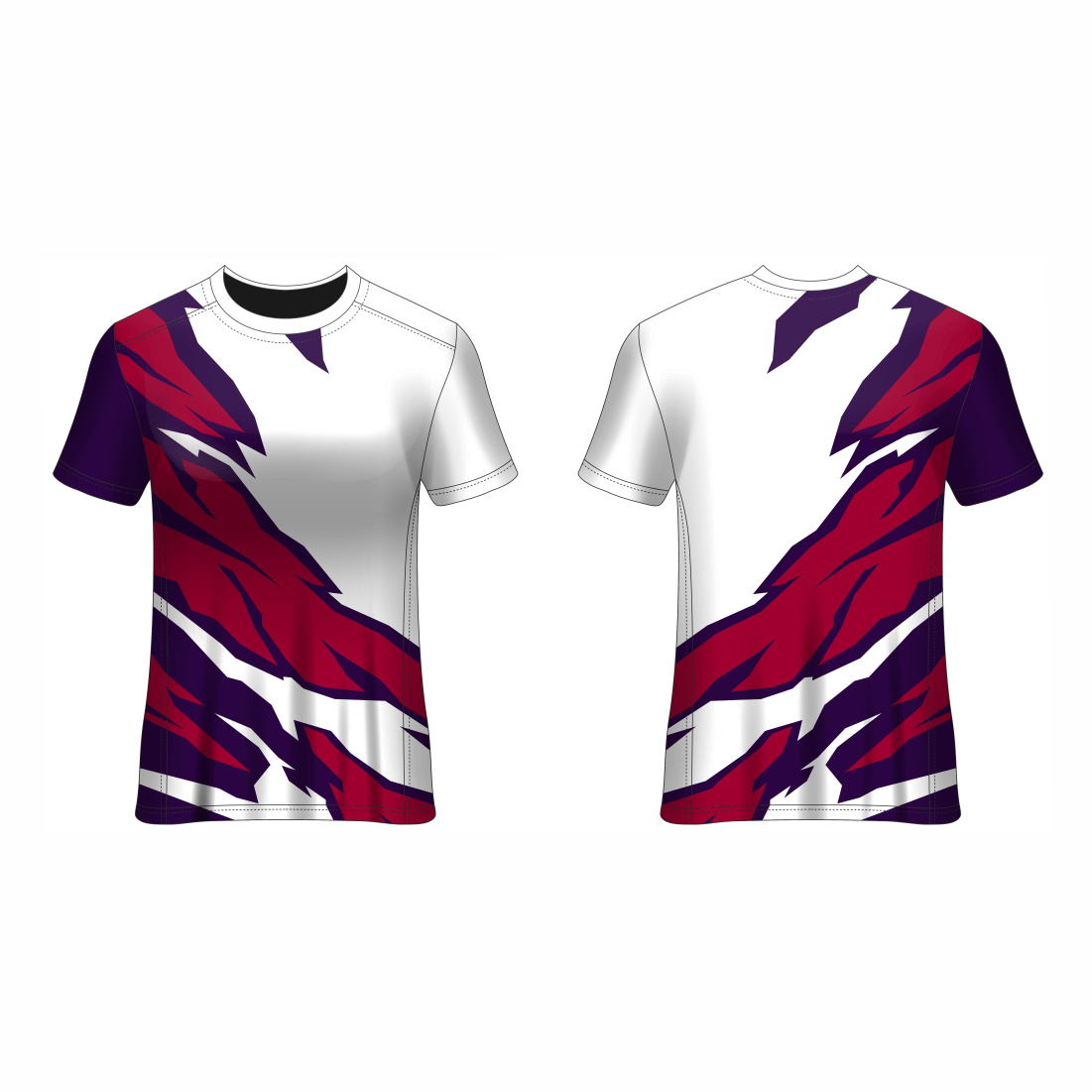 All Over Customized All Over Customized Round Neck t-shirt NP0000S670 - Next Print