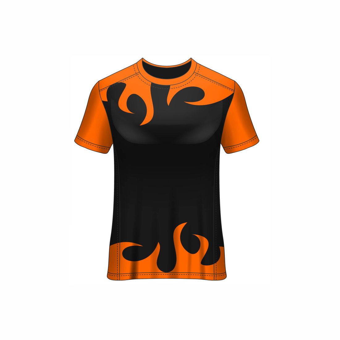 All Over Customized All Over Customized Round Neck t-shirt NP0000S671 - Next Print