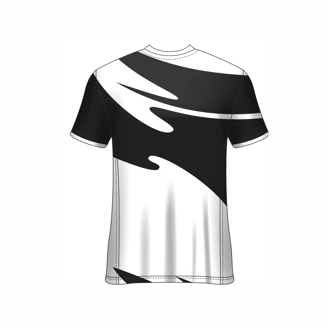 All Over Customized All Over Customized Round Neck t-shirt NP0000S673 - Next Print