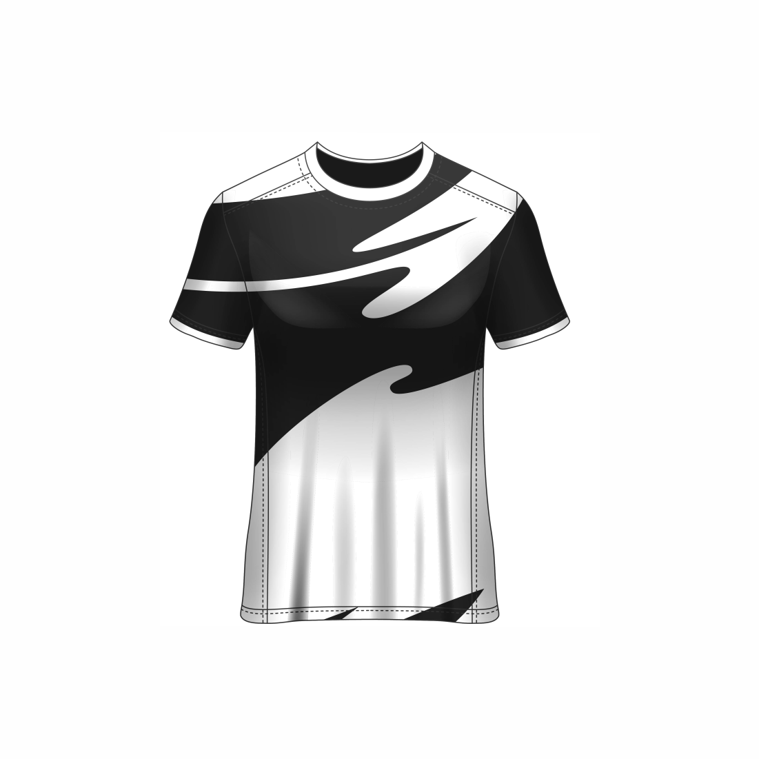 All Over Customized All Over Customized Round Neck t-shirt NP0000S673 - Next Print