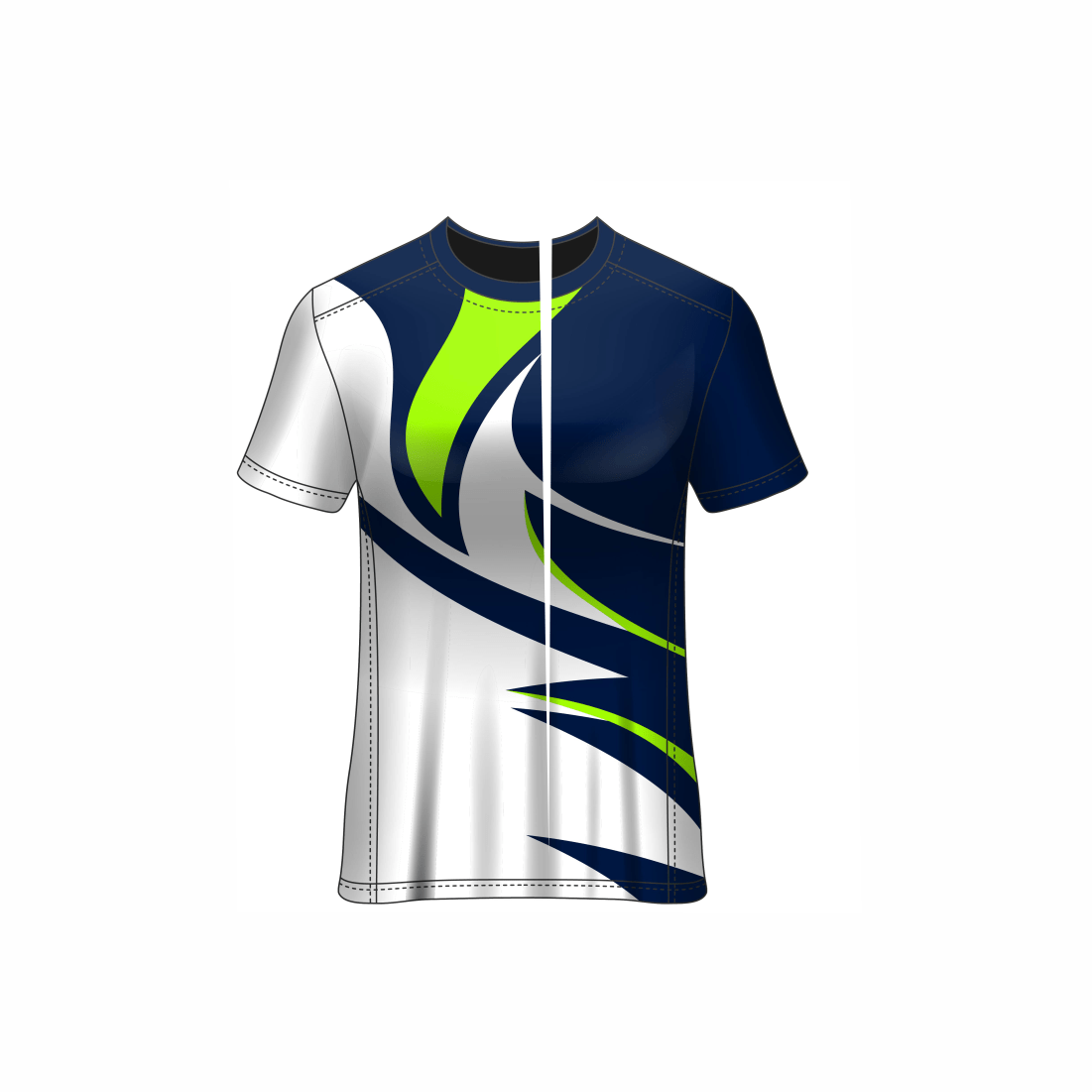 All Over Customized All Over Customized Round Neck t-shirt NP0000S673 - Next Print