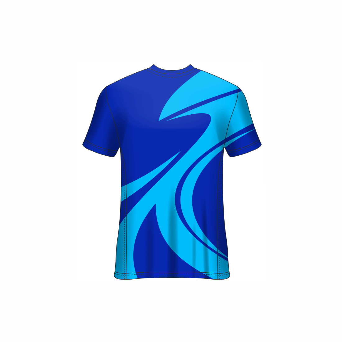 All Over Customized All Over Customized Round Neck t-shirt NP0000S675 - Next Print