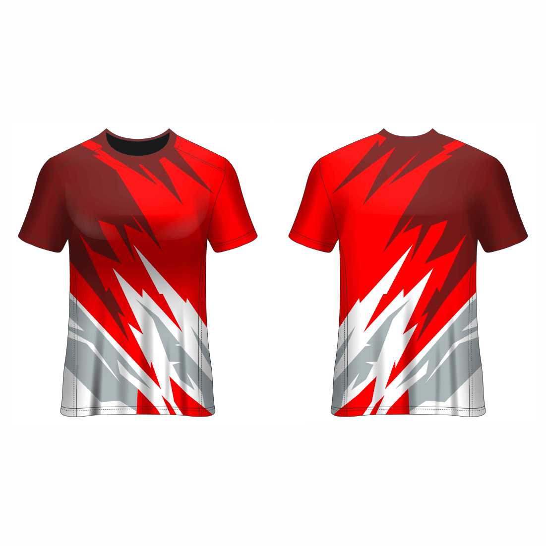 All Over Customized All Over Customized Round Neck t-shirt NP0000S675 - Next Print