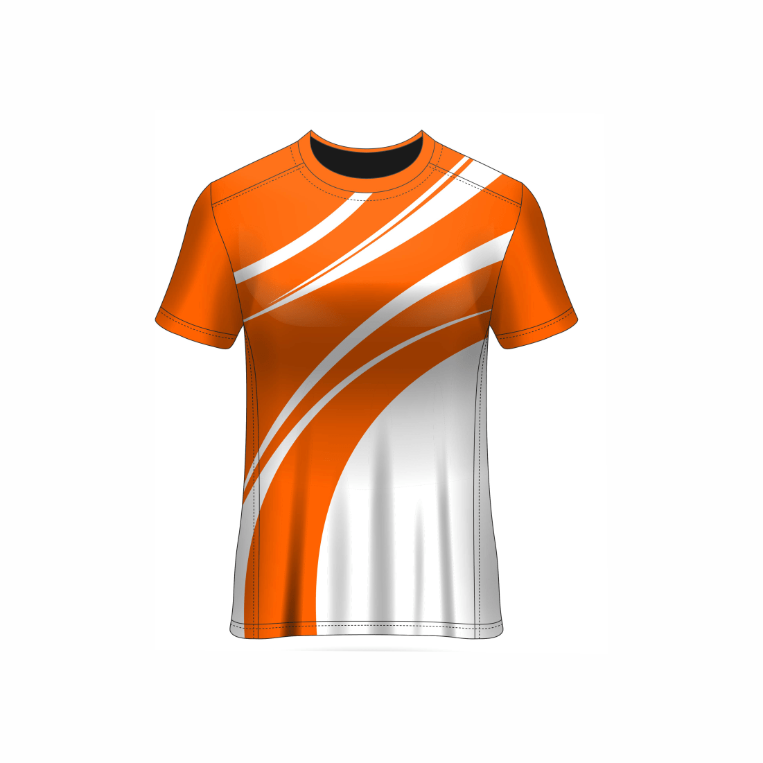 All Over Customized All Over Customized Round Neck t-shirt NP0000S683 - Next Print