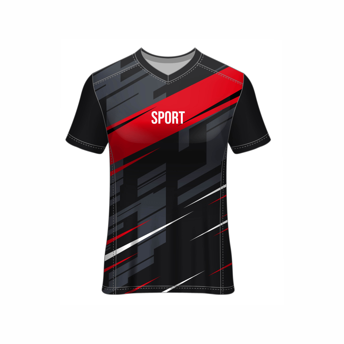 All Over Customized All Over Customized V Neck t-shirt NP0000S665 - Next Print