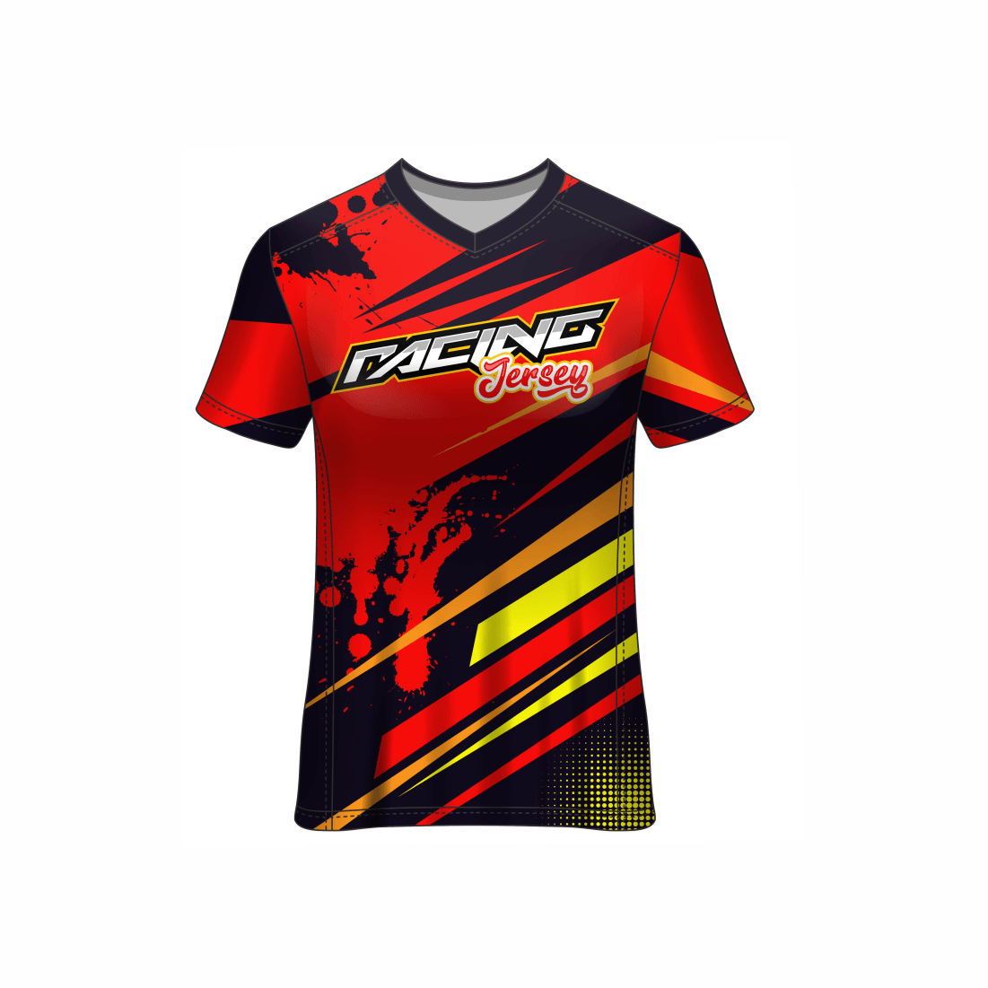 All Over Customized All Over Customized V Neck t-shirt NP0000S682 - Next Print