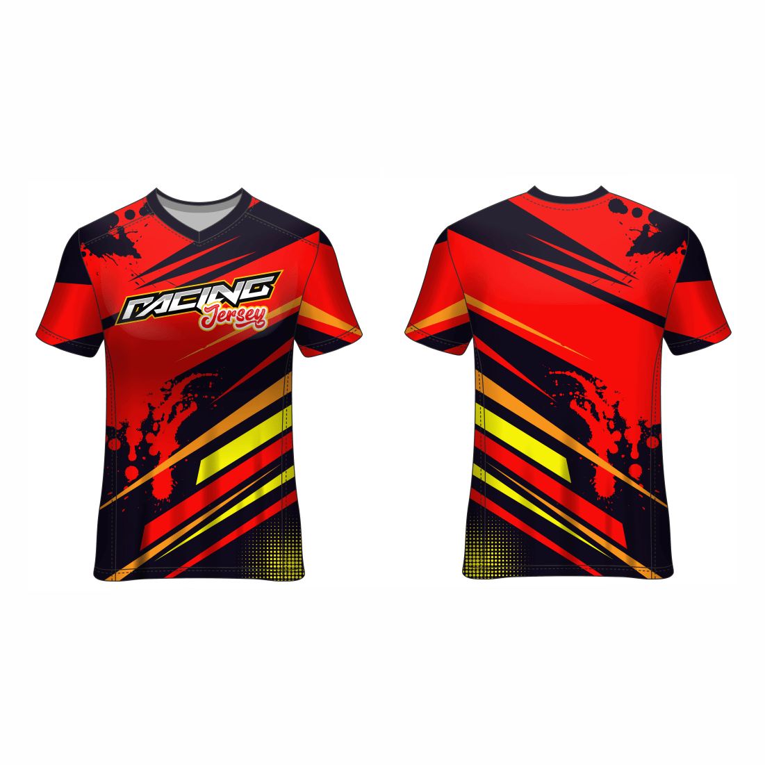 All Over Customized All Over Customized V Neck t-shirt NP0000S682 - Next Print