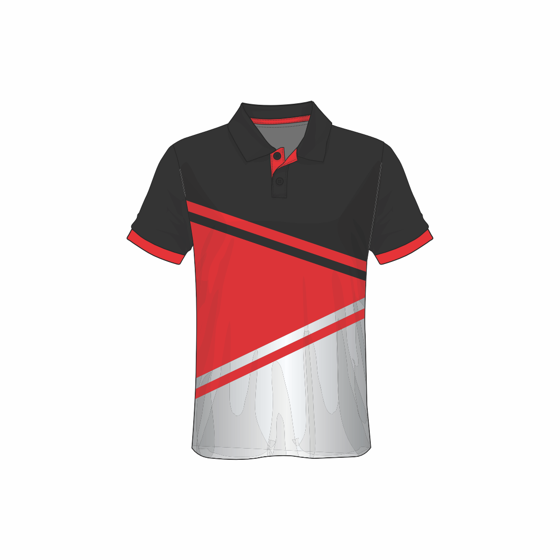All Over Customized Soccer jersey polo collar sport t-shirt NP0000S508 - Next Print