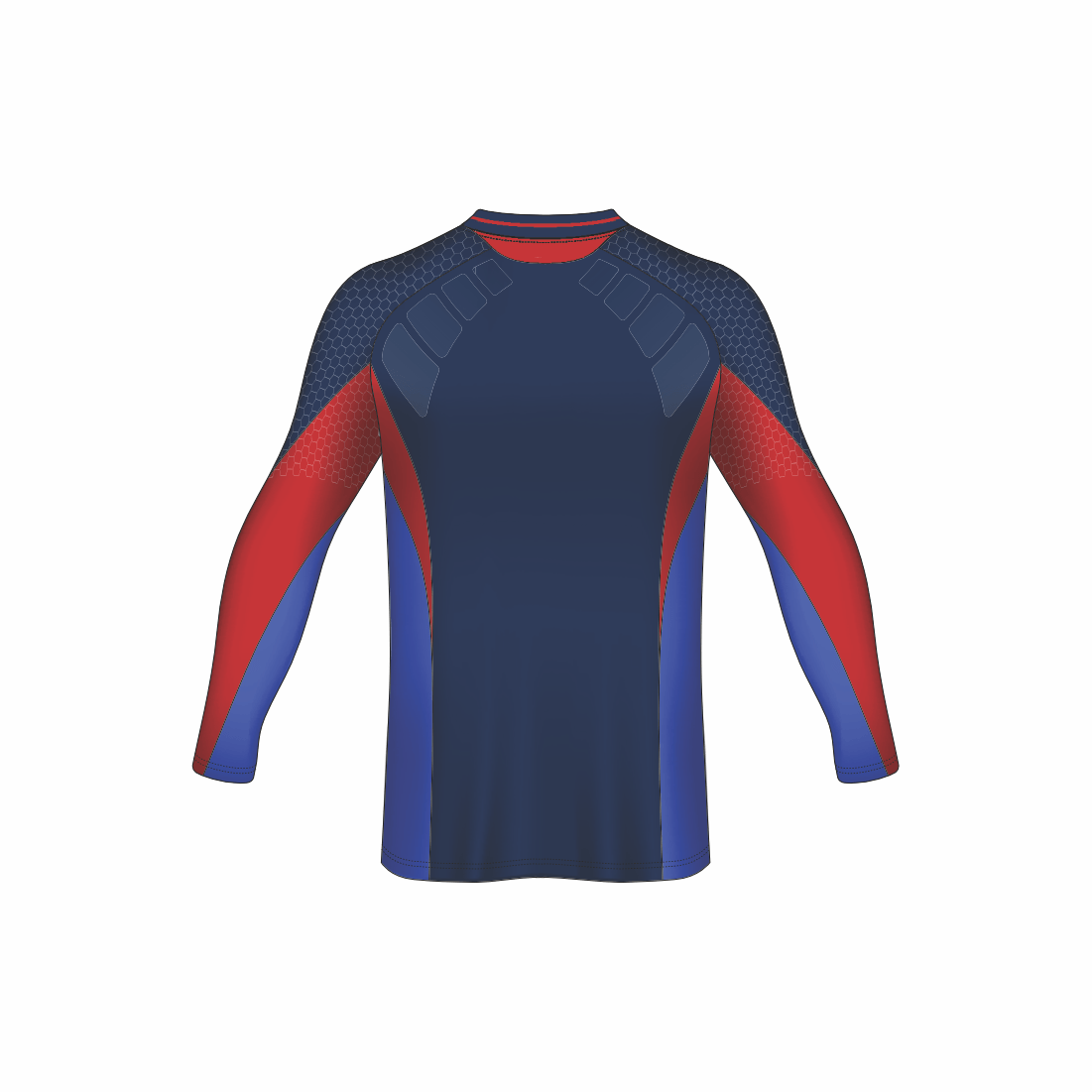 All Over Customized soccer jersey round neck full sleeves sport t-shirt NP0000S550 - Next Print