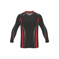 All Over Customized soccer jersey round neck full sleeves sport t-shirt NP0000S551 - Next Print