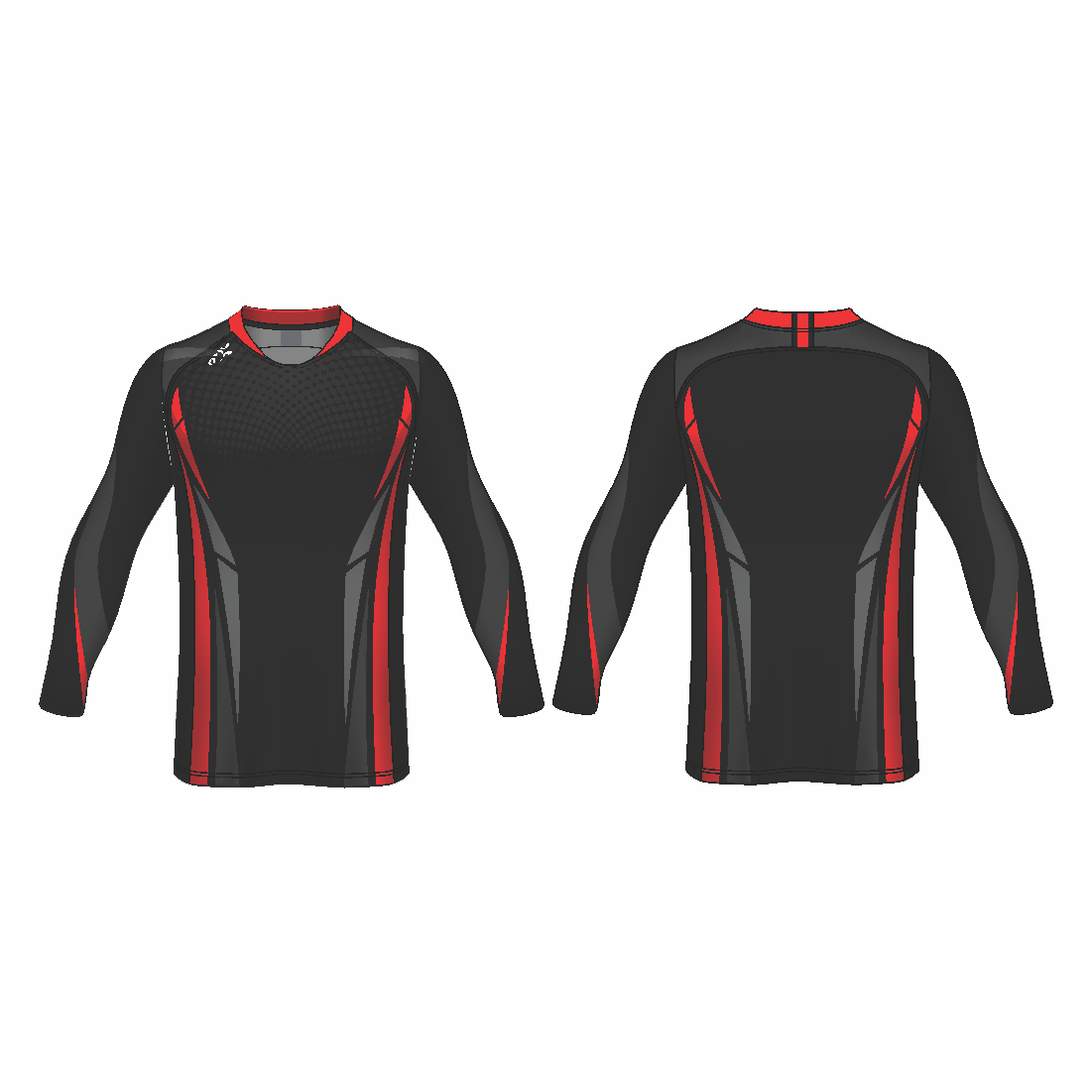 All Over Customized soccer jersey round neck full sleeves sport t-shirt NP0000S551 - Next Print