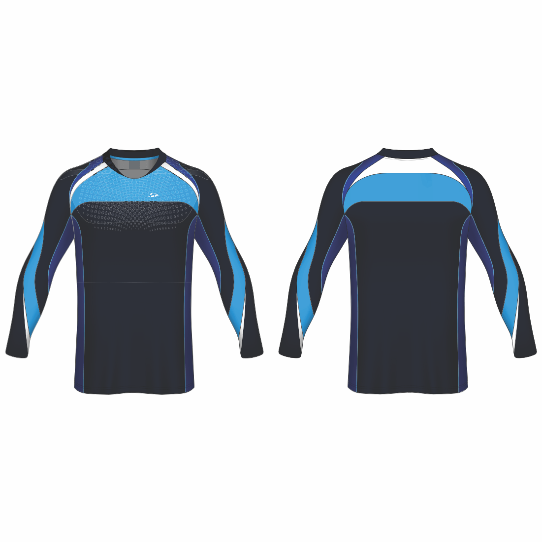 All Over Customized soccer jersey round neck full sleeves sport t-shirt NP0000S558 - Next Print