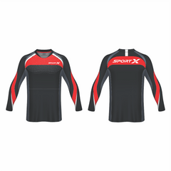 All Over Customized Soccer jersey round neck full sleeves sport t-shirt NP0000S603 - Next Print