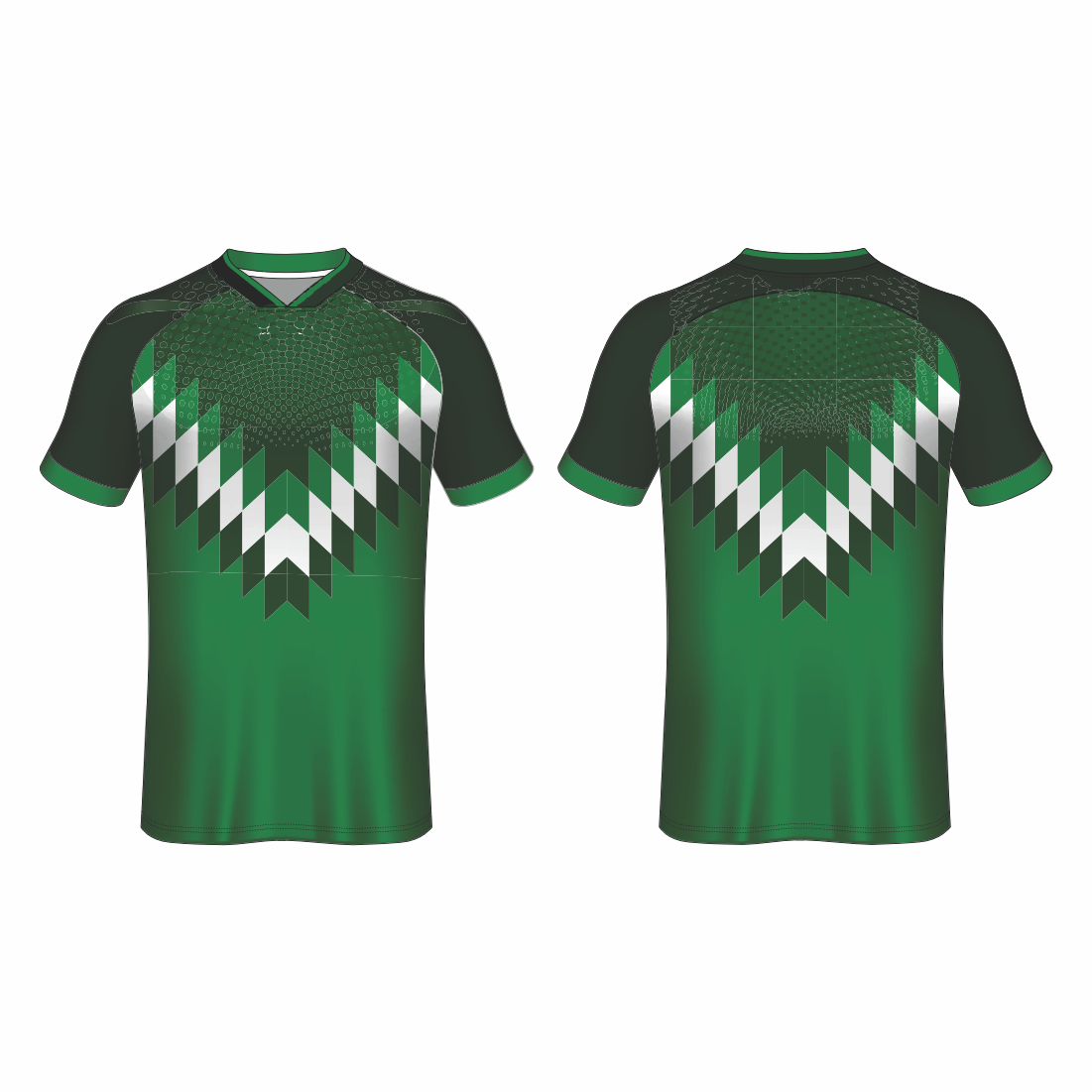All Over Customized soccer jersey round neck half sleeves sport t-shirt NP0000S557 - Next Print