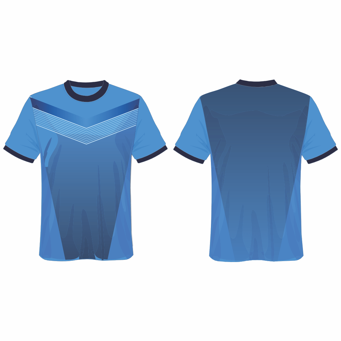 All Over Customized Soccer jersey Round Neck NP0000S534 - Next Print