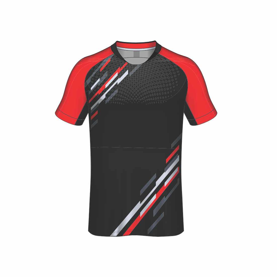 All Over Customized Soccer jersey round neck sport t-shirt NP0000S513 - Next Print