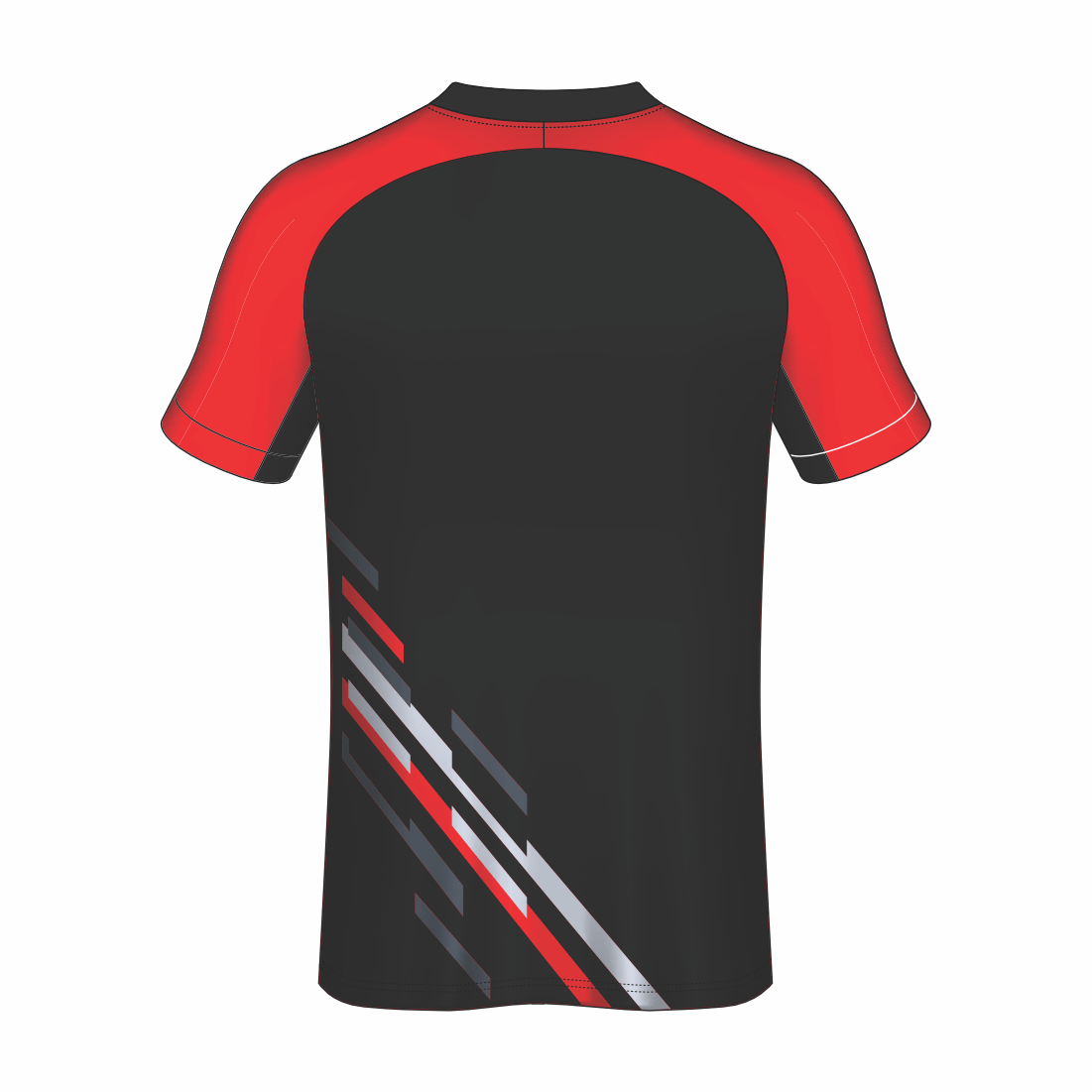 All Over Customized Soccer jersey round neck sport t-shirt NP0000S513 - Next Print