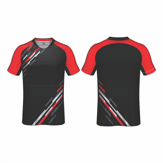 All Over Customized Soccer jersey round neck sport t-shirt NP0000S513 - Next Print