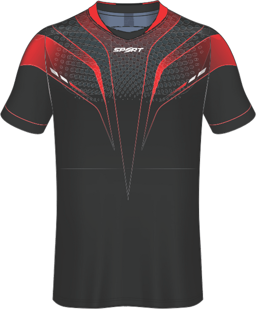 All Over Customized Soccer jersey round neck sport t-shirt NP0000S590 - Next Print
