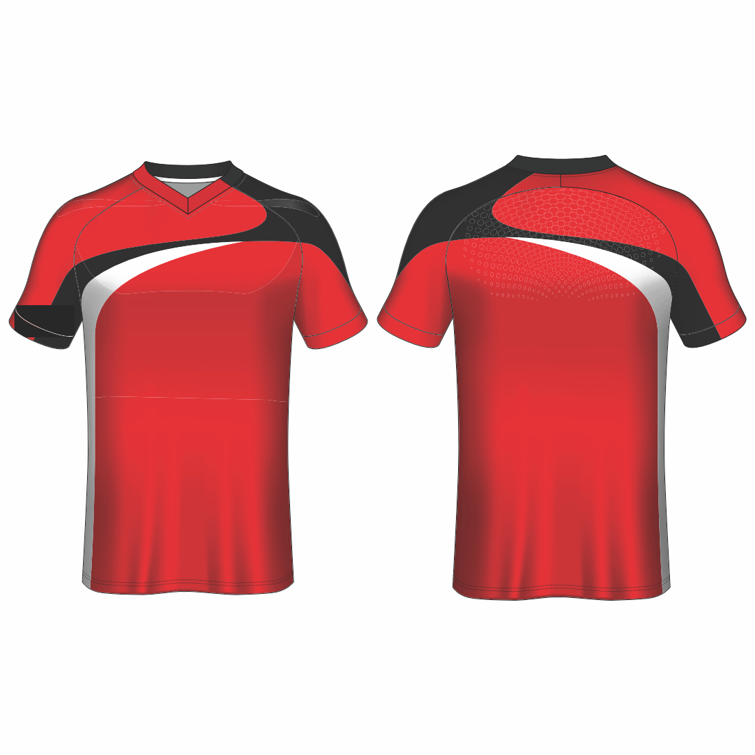 All Over Customized Soccer jersey round neck t shirt NP0000S572 - Next Print