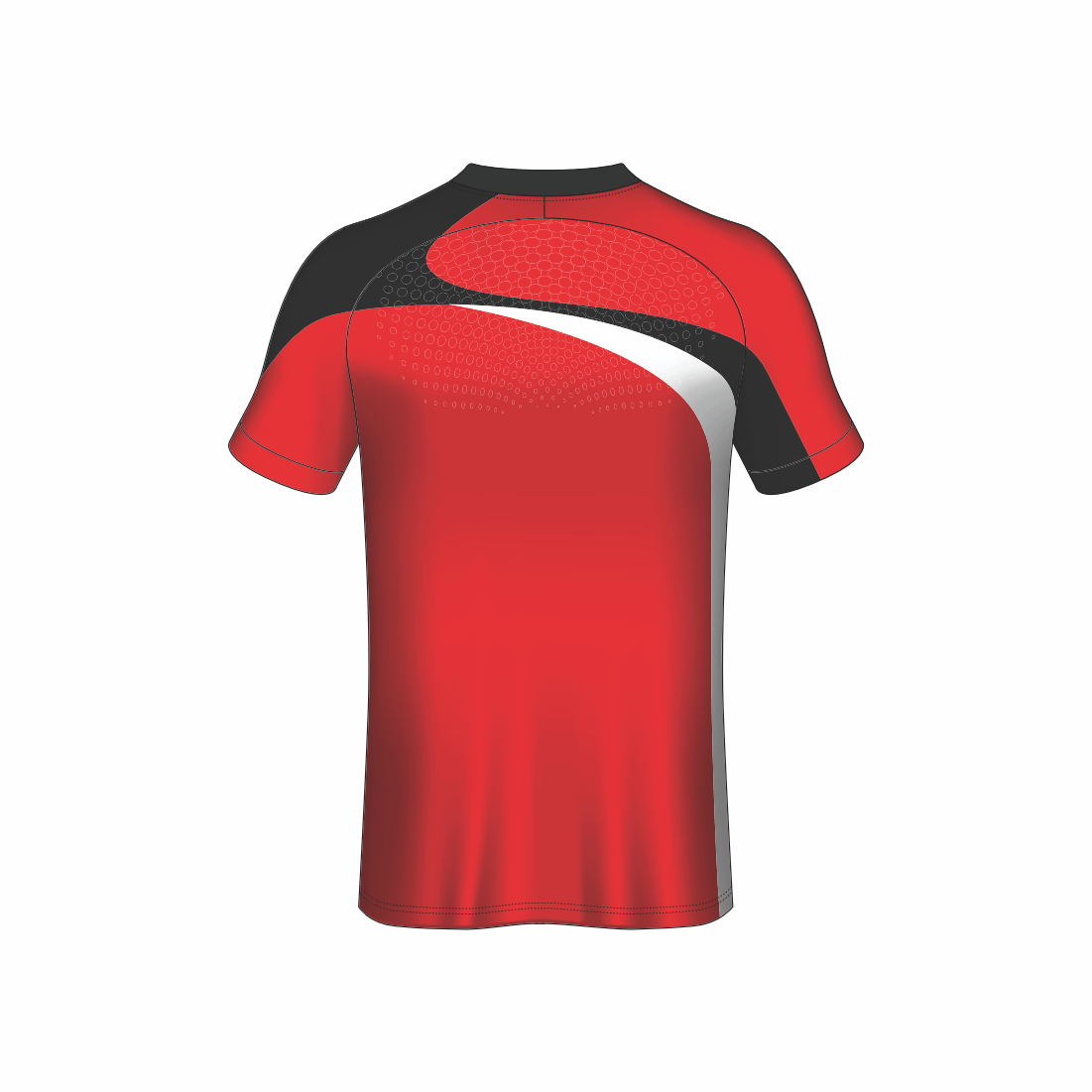 All Over Customized Soccer jersey round neck t shirt NP0000S572 - Next Print