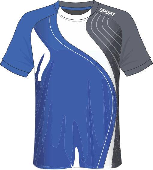 All Over Customized Soccer jersey round neck t-shirt NP0000S630 - Next Print