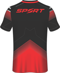 All Over Customized Soccer jersey round neck t-shirt NP0000S631 - Next Print