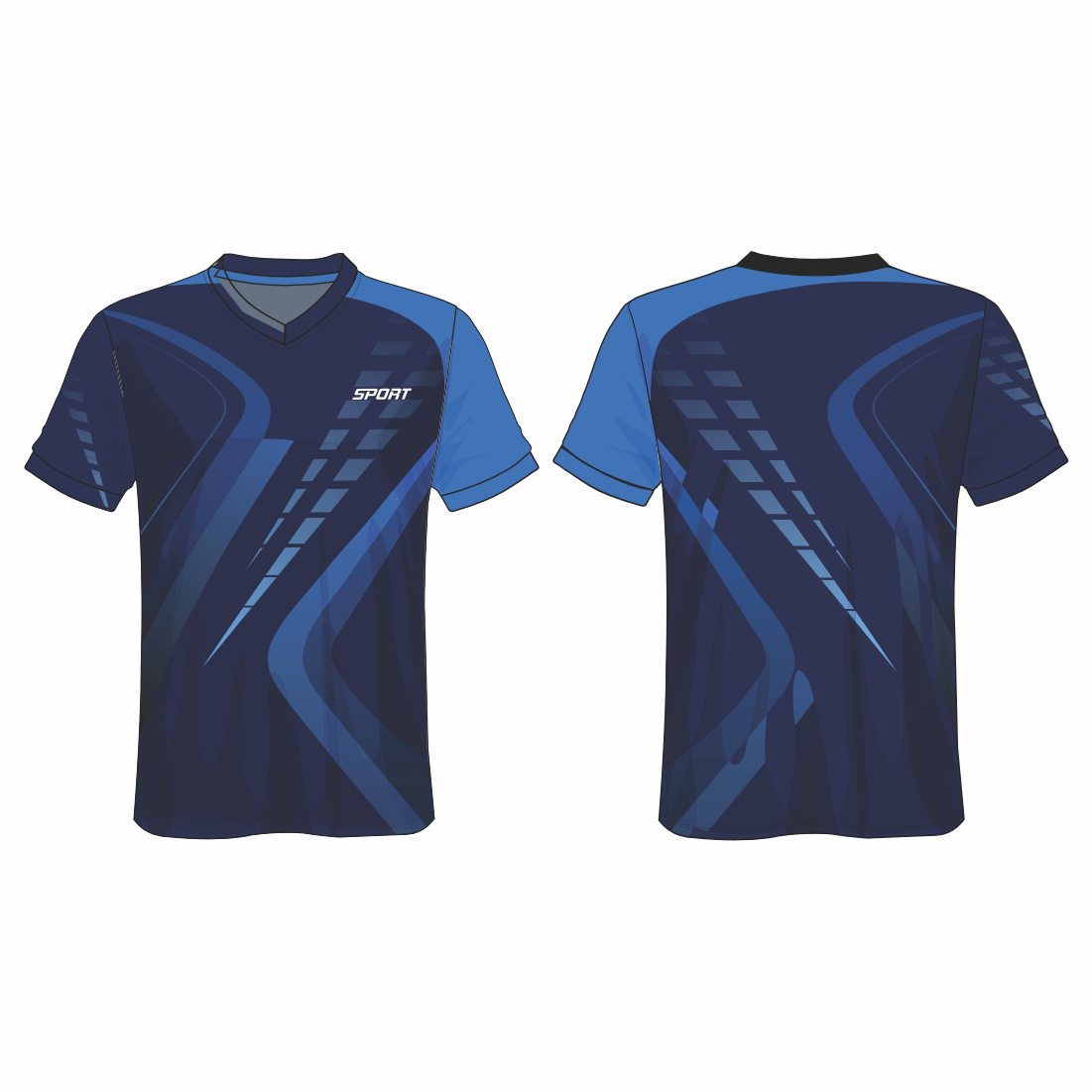 All Over Customized Soccer jersey sport t-shirt V Neck NP0000S584 - Next Print