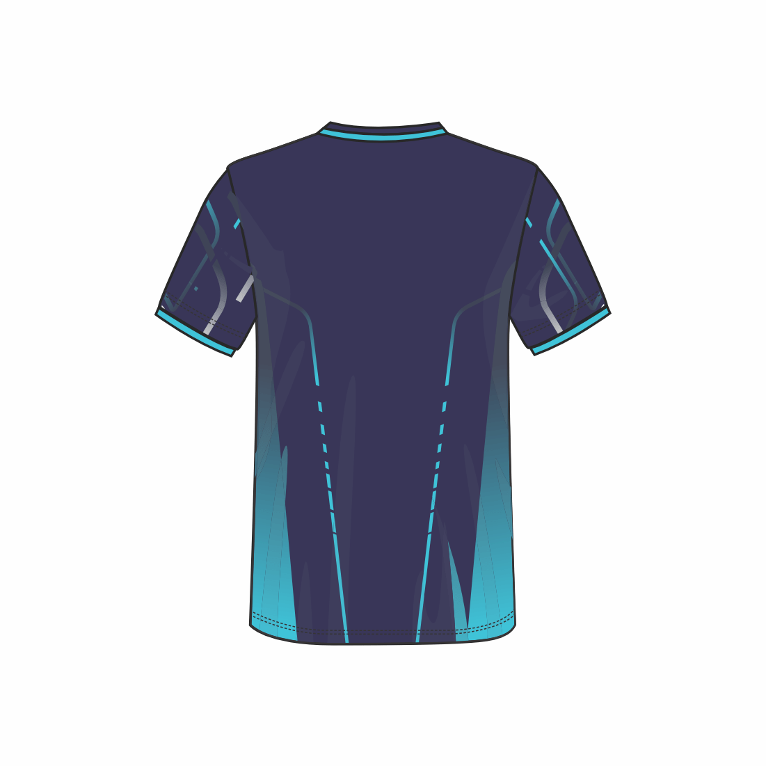 All Over Customized Soccer jersey sport V Neck t-shirt NP0000S506 - Next Print